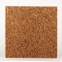 Naturkorkplatta RATANA av presskork, brun, 50x50cm, tjocklek 2cm