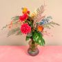 Blomsterbukett – skapelse Flower Bomb – på önskemål av Elisa