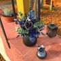 Midnight Bloom brudbukett & knapphålsblomma – kundönskemål från Julie Fleur