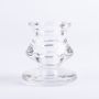 Glasljusstake YURENA för spetsljus, transparent, 6cm, Ø5cm