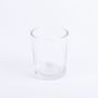 Te-ljushållare i glas MALI, klar, 6,5cm, Ø5,5cm