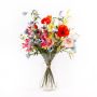 Dekorativ fältblomsterbukett CINDANA, brokig, 70cm, Ø45cm
