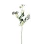Konstgjord vildrosgren FOSETTA, Eco Collection, grå-ljusblå, 70cm, Ø3-5cm