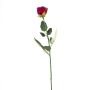 Konstgjord ros FREIDA, Eco Collection, mörka cerise, 60cm, Ø4cm