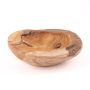Skål i teak PETTER, natur, 7cm, Ø25cm