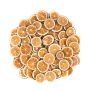 Torkade apelsinskivor LILLEMOR, gröna, Ø4-6cm, 250g