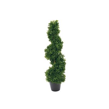 Konstgjord buxbomspiral FRITZ i dekorativ kruka, 60cm Konstgjord buxbomspiral FRITZ i dekorativ kruka, 60cm