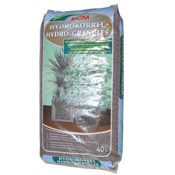 Expanderad lera i kulor ANSELM, brun, 40 liter