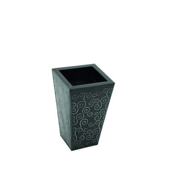 Zinkkruka PILAR, svart, 19x19x31cm Zinkkruka PILAR, svart, 19x19x31cm