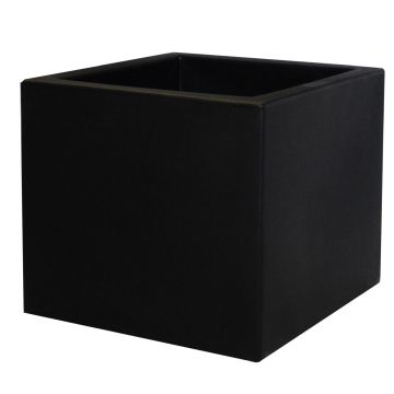Blomkruka TALVEN, plast, svart, 50x50x50cm Blomkruka TALVEN, plast, svart, 50x50x50cm
