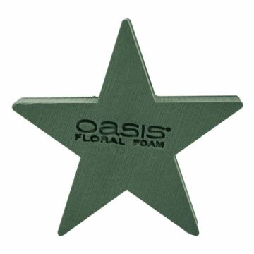 OASIS® våtstickskum Stjärna, Bioline träunderlag, grönt, 30x30x4,5cm OASIS® våtstickskum Stjärna, Bioline träunderlag, grönt, 30x30x4,5cm