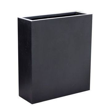 Blomlåda CHANKY av Fiberstone, svart, 100x30x80cm