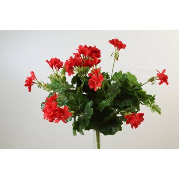 Konstblomma pelargon MIA på stativ, röd, 40cm, Ø5-8cm Konstblomma pelargon MIA på stativ, röd, 40cm, Ø5-8cm