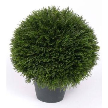 Konstgjord klotcypress SIMONA, i kruka, grön, 45cm, Ø40cm