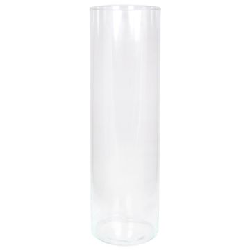 Golvvas cylinder SANYA OCEAN i glas, klar, 50cm, Ø15cm