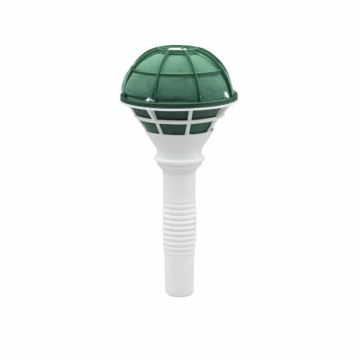 OASIS® våtsteckningssvamp, brudbukettställ med plasthandtag, galler, grön, Ø8cm OASIS® våtsteckningssvamp, brudbukettställ med plasthandtag, galler, grön, Ø8cm
