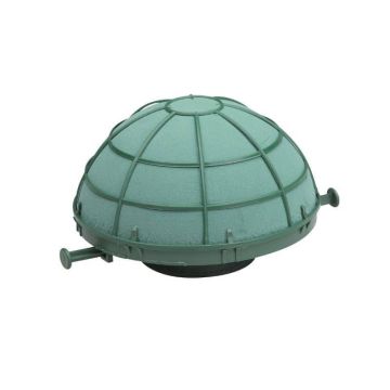 OASIS® våtsteckningsmassa för Auto Corso, bröllopsdekoration, plastunderlag, galler, med sugkopp, grön, 13cm, Ø20cm OASIS® våtsteckningsmassa för Auto Corso, bröllopsdekoration, plastunderlag, galler, med sugkopp, grön, 13cm, Ø20cm