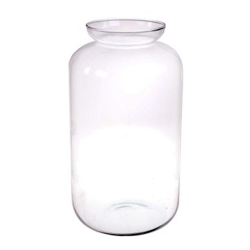 Glasvas WILLIE, återvunnen, transparent, 41cm, Ø23cm