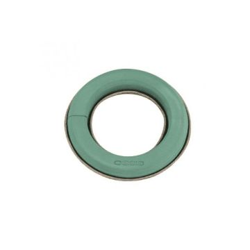 OASIS® våtsteckningssvamp ring, Biolit-skål av återvunnet papper, grön, 4,5cm, Ø24cm
