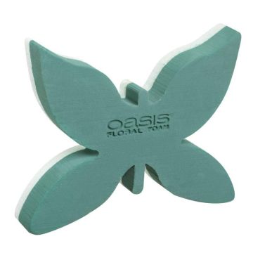 OASIS® blomsterfoam för färska blommor, fjäril, botten av hård polystyren, grön, 34,5x27,5x6cm OASIS® blomsterfoam för färska blommor, fjäril, botten av hård polystyren, grön, 34,5x27,5x6cm