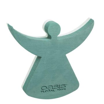 OASIS® våtsteckningsskum ängel, botten av hård polystyren, grön, 33,5x30x6cm OASIS® våtsteckningsskum ängel, botten av hård polystyren, grön, 33,5x30x6cm