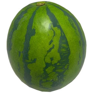 Dekorativ frukt - vattenmelon BERCA, grön, Ø15cm