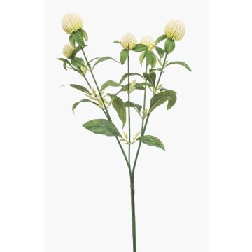 Konstgjord gren med kulamarant DREWON, krämfärgad, 65cm, Ø2-3cm
