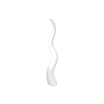 Designvas WALENTINA i vågform, vit, 101cm, Ø18cm Designvas WALENTINA i vågform, vit, 101cm, Ø18cm