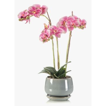 Konstgjord orkidé Phalaenopsis JOLANA i keramikkruka, rosa, 45cm Konstgjord orkidé Phalaenopsis JOLANA i keramikkruka, rosa, 45cm