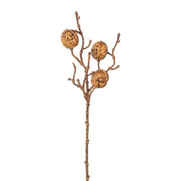 Konstgjord gren av valnöt FRALMO med frukter, brun, 40cm Konstgjord gren av valnöt FRALMO med frukter, brun, 40cm