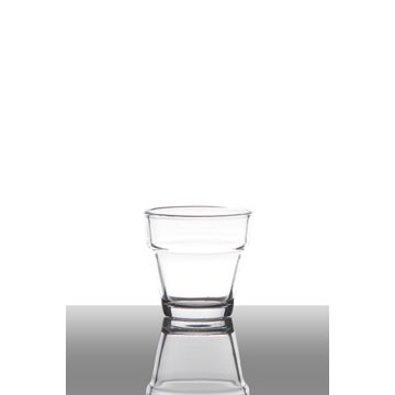 Ljuslykta SARABI, glas, klar, 6,5cm, Ø6,5cm