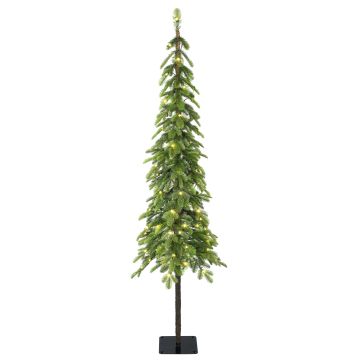 Konstgjord högstammig gran MOLDE DELUXE, LED-lampor, 150cm, Ø30cm