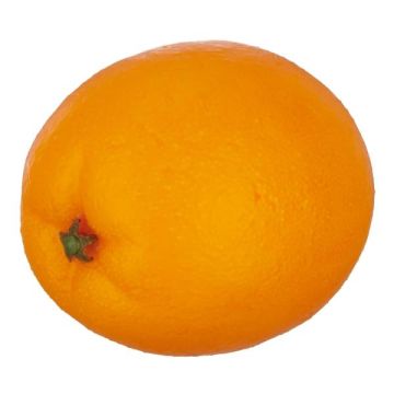 Konstgjord frukt, apelsin WIOLETTA, orange, 7,5cm, Ø7,5cm