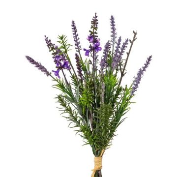 Konstgjord blomsterbukett med lavendel CURBA, lila, 35cm Konstgjord blomsterbukett med lavendel CURBA, lila, 35cm