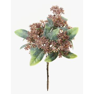 Konstblomma Osmanthus fragrans SIBENA på stativ, beige-brun, 20cm