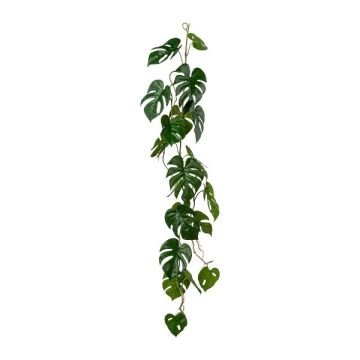 Konstgjord girland, Philodendron Monstera Deliciosa PIMBEL, 105cm Konstgjord girland, Philodendron Monstera Deliciosa PIMBEL, 105cm