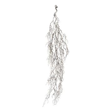 Konstgjord girland Korall POGASI, snötäckt, brun, 80cm