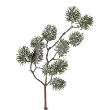 Dekorativ gren av ceder ZELFER, frusen, vitgrön, 55cm Dekorativ gren av ceder ZELFER, frusen, vitgrön, 55cm