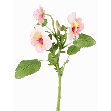 Dekorativ kvist med penséer SIANIE, rosa-cerise-gul, 35cm, Ø5-6,5cm Dekorativ kvist med penséer SIANIE, rosa-cerise-gul, 35cm, Ø5-6,5cm