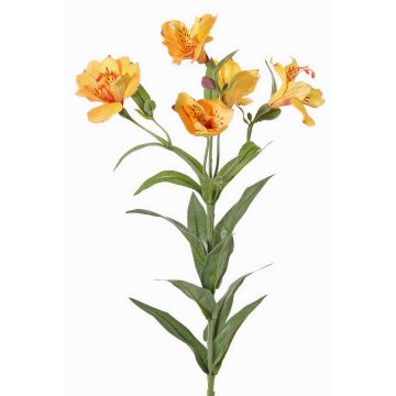 Dekorativ kvist Inkalilja AUBERTA, orange-gul, 75cm, Ø6cm Dekorativ kvist Inkalilja AUBERTA, orange-gul, 75cm, Ø6cm