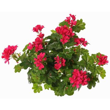 Konstgjord pelargon MIA på stativ, cerise, 40cm, Ø5-8cm