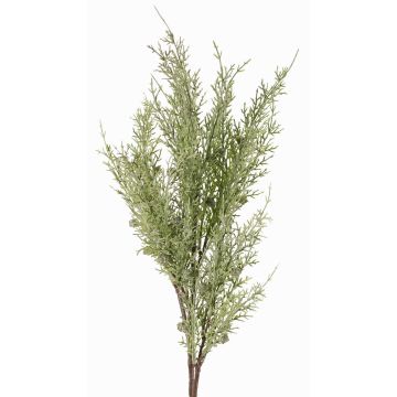 Konstgjord enbärsgren ALEKO med bär, grågrön, 85cm