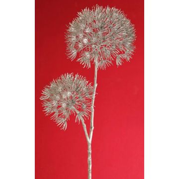 Konstgjord björnklövgren OTRIS, silver, 95cm, Ø15-20cm