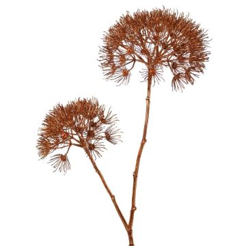 Konstgjord björnklöv-gren OTRIS, koppar, 95cm, Ø15-20cm