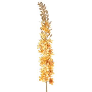 Samt konstgjord steppljus UCHANA, gul-guld, 110cm, Ø7cm Samt konstgjord steppljus UCHANA, gul-guld, 110cm, Ø7cm