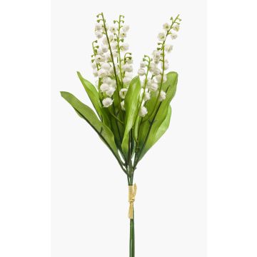 Konstgjorda liljekonvaljer i bukett LEGOL, vit, 35cm Konstgjorda liljekonvaljer i bukett LEGOL, vit, 35cm