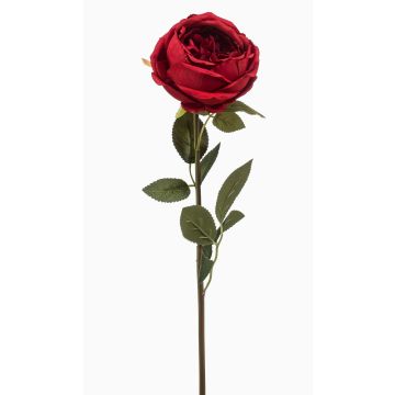 Konstblomma ros THYRI, röd, 65cm, Ø10cm