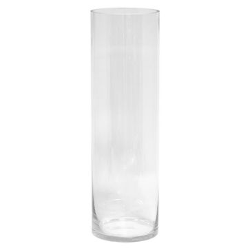Glasvas, cylindrisk, SANSA OCEAN, klar, 50cm, Ø15cm