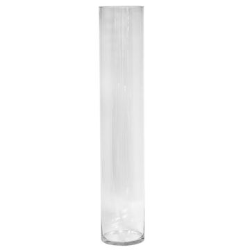Glasvas, cylindrisk, SANSA OCEAN, klar, 80cm, Ø14,9cm