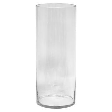 Glasvas, cylindrisk, SANSA OCEAN, klar, 50cm, Ø20cm